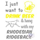 Rhodesian Ridgeback póló - Rodéziai Ridgeback pulcsi - Kutyás póló - Egyedi Feliratos póló