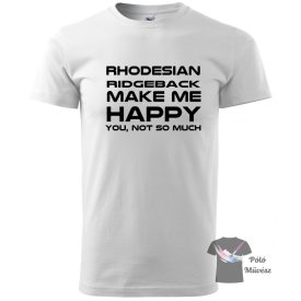   Rhodesian Ridgeback póló - Rodéziai Ridgeback pulcsi - Kutyás póló - Egyedi Feliratos póló