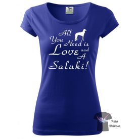   Saluki póló - Agaras póló - Kutyás póló - Egyedi Feliratos póló