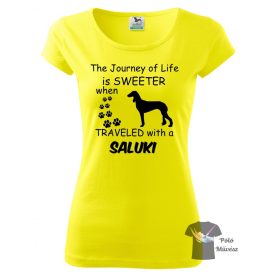   Saluki póló - Agaras póló - Kutyás póló - Egyedi Feliratos póló