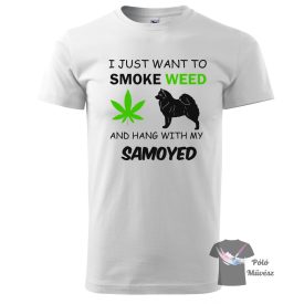   Szamojéd póló - Samoyed póló - Kutyás póló - Egyedi Feliratos póló