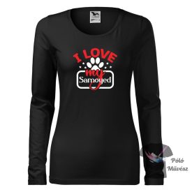   Szamojéd póló - Samoyed póló - Kutyás póló - Egyedi Feliratos póló