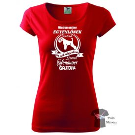   Schnauzer póló - Schnauzer pulcsi - Kutyás póló - Egyedi Feliratos póló