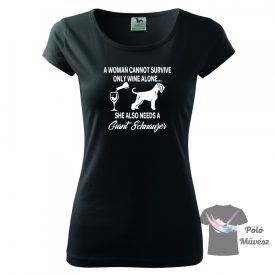   Schnauzer póló - Schnauzer pulcsi - Kutyás póló - Egyedi Feliratos póló