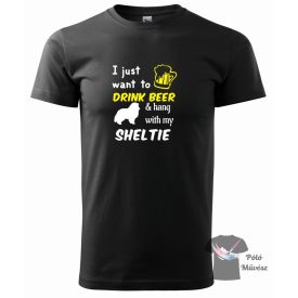   Sheltie póló - Shetland Sheepdog pulcsi - Kutyás póló - Egyedi Feliratos póló