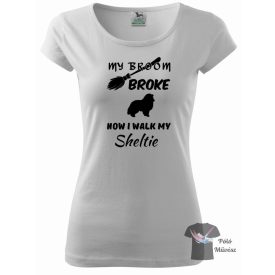   Sheltie póló - Shetland Sheepdog pulcsi - Kutyás póló - Egyedi Feliratos póló