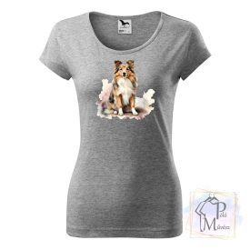   Sheltie póló - Shetland Sheepdog pulcsi - Kutyás póló - Egyedi Feliratos póló