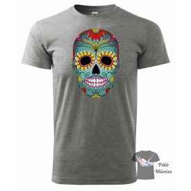 Koponyás póló - Sugar Skull póló - Egyedi póló