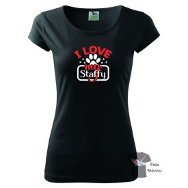   Staffordshire Bull Terrier póló - Staffordshire Bull Terrier pulcsi - Kutyás póló - Egyedi Feliratos póló