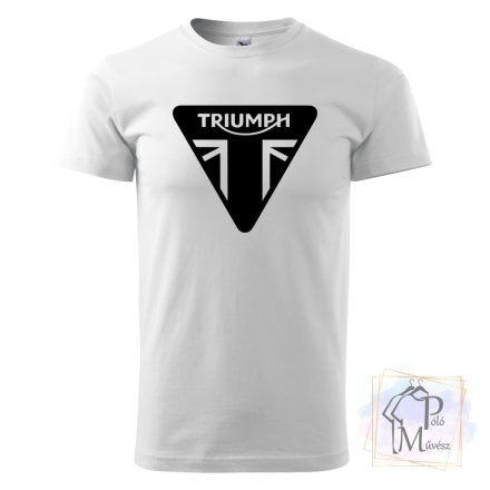 Motoros póló - Triumph feliratos póló / pulcsi