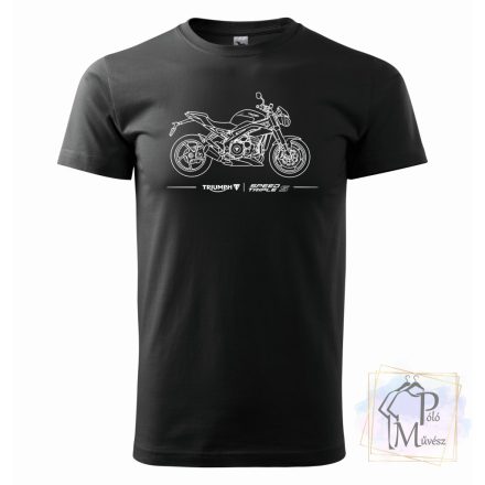 Motoros póló - Triumph Speed Triple S feliratos póló / pulcsi
