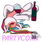 Unikornisos Póló - Borozó Unikornis Póló - Egyedi Feliratos póló