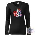 Karácsonyi Unikornis Póló - Unikornisos Pulóver - Egyedi Feliratos póló