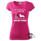 Welsh Corgi póló - Welsh Corgi pulcsi - Kutyás póló - Egyedi Feliratos póló