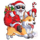 Karácsonyi Welsh Corgi póló - Welsh Corgi pulcsi - Kutyás póló - Egyedi Feliratos póló