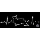 Welsh Corgi strasszos póló - Welsh Corgi pulcsi - Kutyás póló kristályokkal - Egyedi Feliratos póló