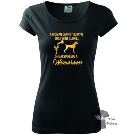   Weimari Vizsla póló - Weimaraner pulcsi - Kutyás póló - Egyedi Feliratos póló