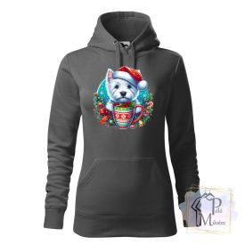   Karácsonyi West Highland White Terrier póló - Westi pulcsi - Kutyás póló - Egyedi Feliratos póló