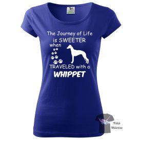   Whippet póló - Agaras pulcsi - Kutyás póló - Egyedi Feliratos póló