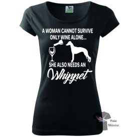   Whippet póló - Agaras pulcsi - Kutyás póló - Egyedi Feliratos póló