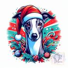 Karácsonyi Whippet póló - Agaras pulcsi - Kutyás póló - Egyedi Feliratos póló