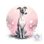 Valentin Napi Whippet póló - Agaras pulcsi - Kutyás póló - Egyedi Feliratos póló