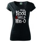 Wine Blood type póló - Boros póló