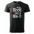 Wine Blood type póló - Boros póló