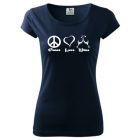 Peace Love Wine póló - Boros póló