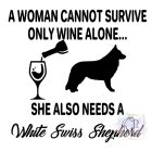 Svájci Fehér Juhászkutya póló - White Swiss Shepherd pulcsi - Kutyás póló - Egyedi Feliratos póló