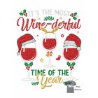 Wine - derful póló - Karácsonyos póló - Karácsony póló - Egyedi póló