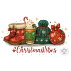 Christmas Vibes Karácsonyi póló - Karácsonyi pulóver - Egyedi póló