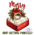 Karácsonyi eljegyzés póló - Karácsonyi pulóver - Egyedi póló