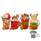 Karácsonyi kávés póló - Karácsony póló - Egyedi póló