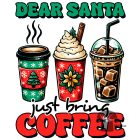 Dear Santa póló - Karácsonyos póló - Karácsony póló - Egyedi póló