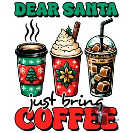   Dear Santa póló - Karácsonyos póló - Karácsony póló - Egyedi póló