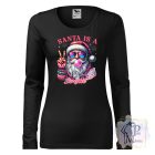 Santa is a Swiftie Póló - Karácsonyi póló - Karácsonyi pulóver - Egyedi póló