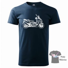Motoros póló - Yamaha Tmax póló - Egyedi póló
